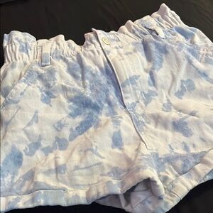 Blue Tie-Dye Women's Shorts